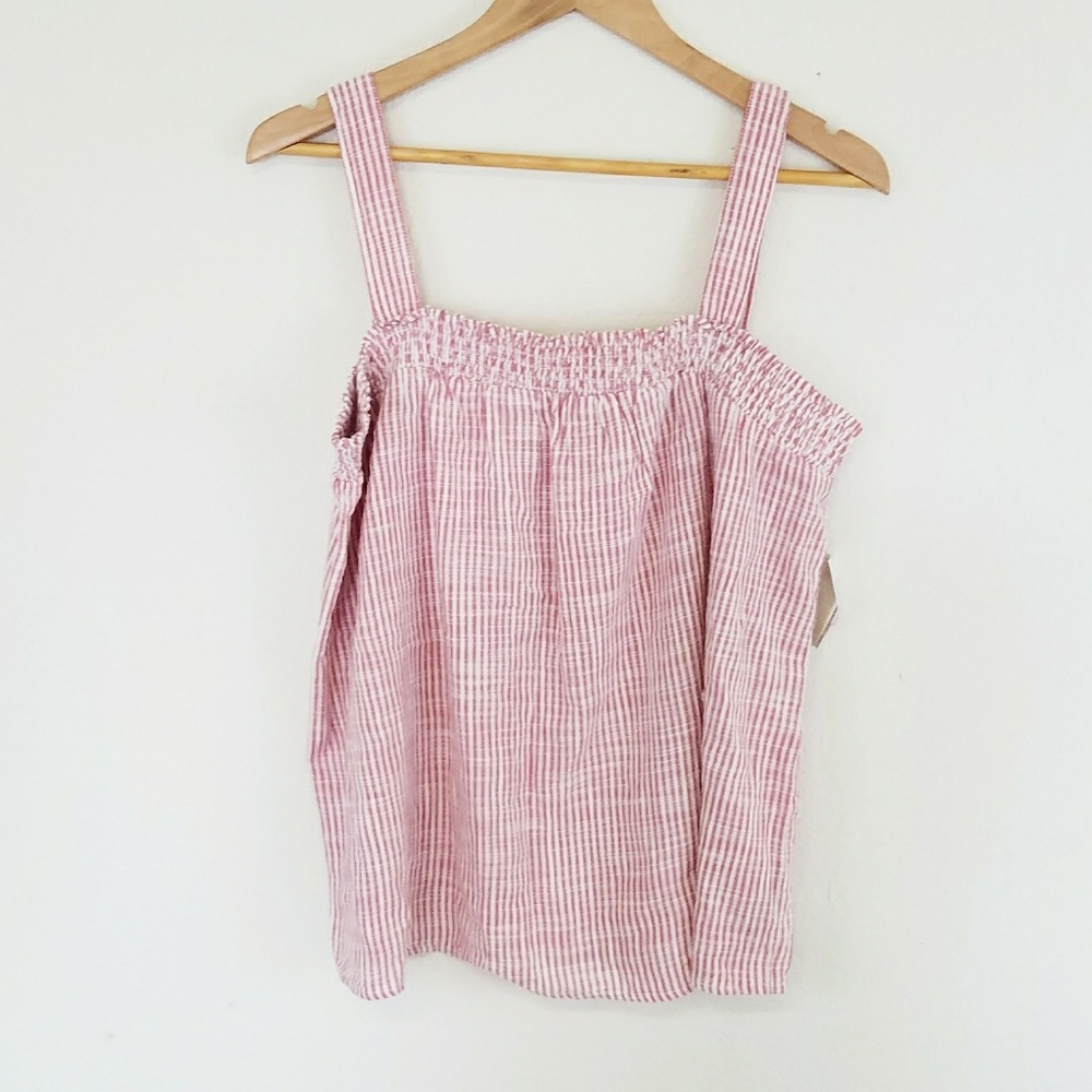 NWT Old Navy Red and White Stripe Tank